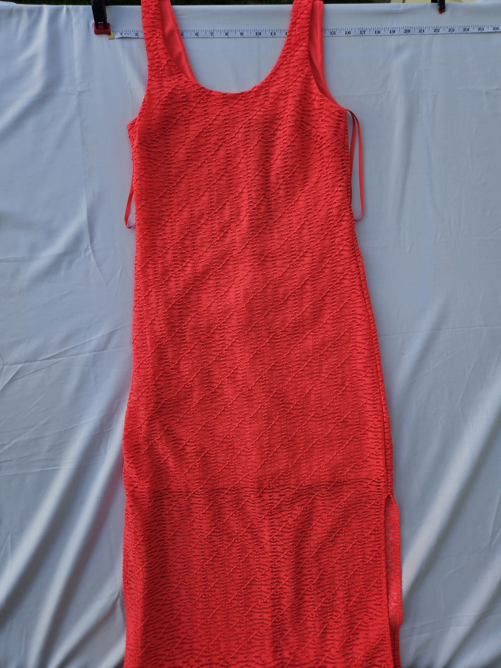 Apt. 9 Coral Textured Sleeveless Stretchy Dress NWT size XS